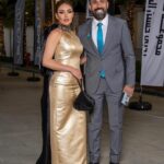 Soheir Salah Instagram - ⭐️💙 الفستان من تصميم @ysrhautecouture @danida_dantella ميك اب وشعر @aredocenter @muhannad__official