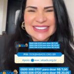 Solange Gomes Instagram – Vamos juntos abraçar a Abads @abads_org ? Faça já a sua doação. 

ABRACE A
ABADS
0500 508 0707 para doar R$ 7,00
0500 508 0720 para doar R$ 20,00
0500 508 0740 para doar R$ 40,00
CUSTO DA LIGAÇÃO DE R$ 0,39 POR MINUTO NO TELEFONE FIXO, E R$ 0,71 NO CELULAR
PIX: DOE@ABADS.ORG.BR
Apoio:
RECORD _abads.org.br