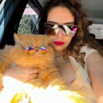 Solange Gomes Instagram – Dois amores em uma foto. É muita lindeza. @stephaniegomees e @erosesnow #filha #amordemãe #cats #persa