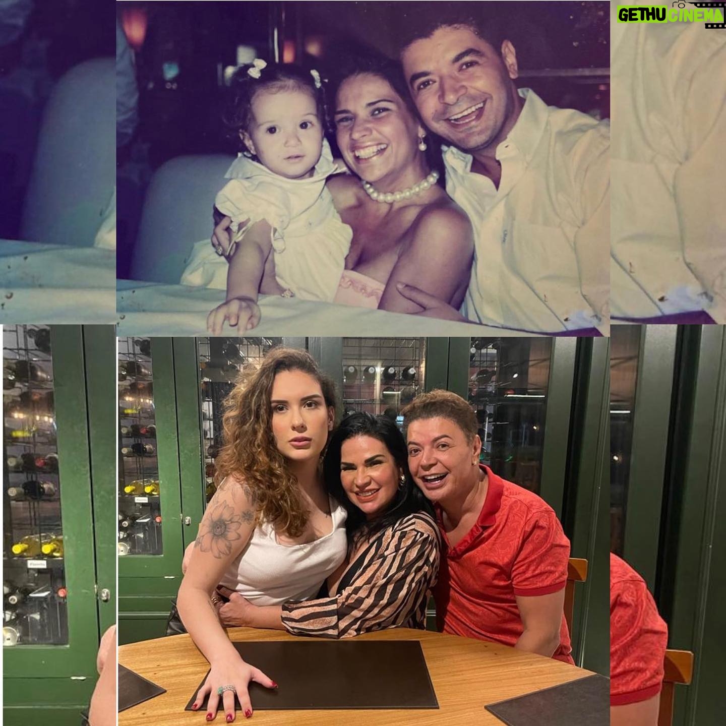 Solange Gomes Instagram - A gente não mudou tanto assim, né? Na primeira foto, dia do batizado da @stephaniegomees com o padrinho @davidpixbet em 2001 e na segunda encontro para falar dos bafos do reality @agrandeconquista Detalhe para a mãozinha da Stephanie 😌🥹😀