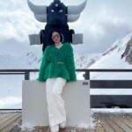 Sonal Chauhan Instagram - Better late …. 🍀🧿🍊 Haha which picture would you choose as the 1st picture? . . . . . . . . . . . . . #sonalchauhan #sonalchauhantravels #love #courchevel #bagatellecourchevel
