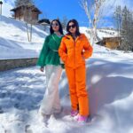 Sonal Chauhan Instagram - Better late …. 🍀🧿🍊 Haha which picture would you choose as the 1st picture? . . . . . . . . . . . . . #sonalchauhan #sonalchauhantravels #love #courchevel #bagatellecourchevel