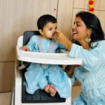 Sonal Kaushal Instagram - Siara’s first Diwali was all about celebrations, joy, and lots of food! The lights made her so happy and excited. Thank God we have her amazing high chair from @nuna_india that makes feeding time easier, comfortable and fun! This Diwali was a first for us as parents. We are learning everyday and trying to be the best. Happy Diwali guys 🪔 #pyaaryou #MyNuna #Nuna #NunaIndia #NunaBaby