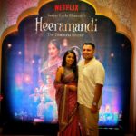 Sonal Kaushal Instagram - Heeramandi 💎 The diamond of @netflix_in I have to say, The way I’ve seen @asliutkarsh putting his heart and soul to this project is tremendous! I am a proud wife ❤️ Congratulations to the whole team @bhansaliproductions for producing this masterpiece 🙌 Saree by @abhisheksharmastudio #heeramandi #netflix #heeramandionnetflix