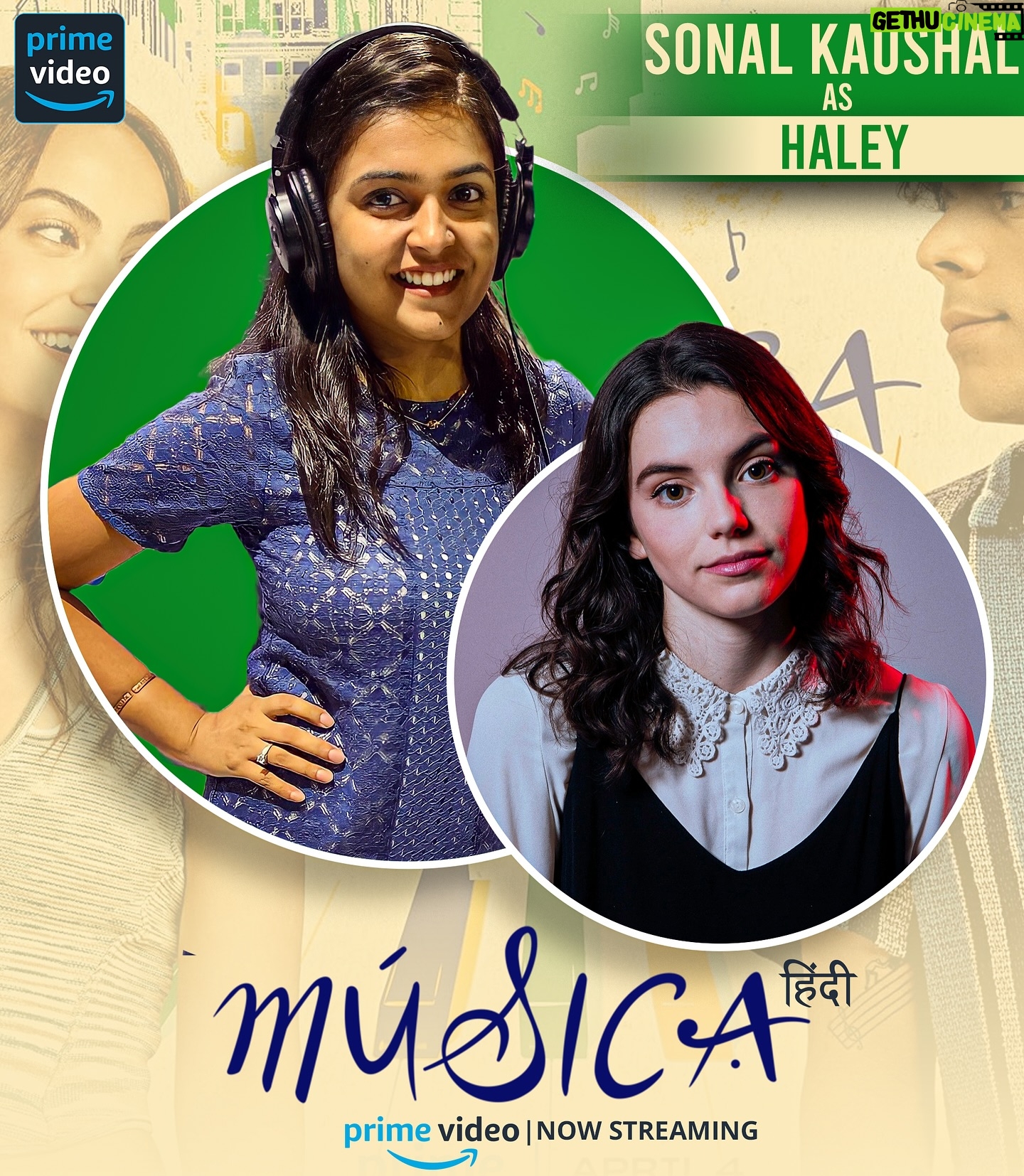 Sonal Kaushal Instagram - Watch Musica on @netflix_in. You’ll love it 🥰 Hear me as Haley in Hindi 🩷 Thanks to @xainanuj for always believing in me and @audiomagick for the trust!