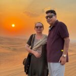 Sonal Kaushal Instagram - Day 1 at Dubai ~ Desert Safari with @arabianexpeditiondubai. Creating memories ❤️ PS: I wish, for every wife, handling husbands was as easy as the first picture 😂😂😂 #dubai #dubai2023 #familyholiday