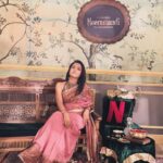 Sonal Kaushal Instagram - Last night was unforgettable! Can’t wait for Heeramandi on 1st May on @netflix_in @bhansaliproductions Saree by @abhisheksharmastudio #heeramandi #heeramandionnetflix