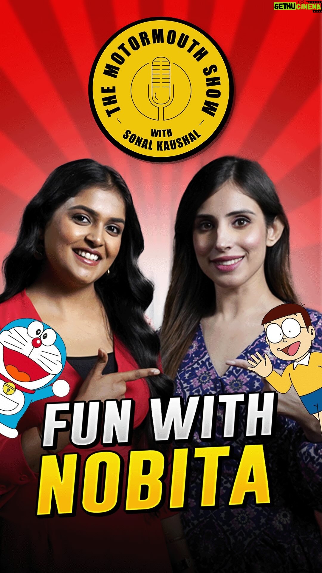 Sonal Kaushal Instagram - Episode 1 ~ Link in Bio #doraemon #nobita #themotormouthshow #themotormouth