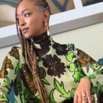 Sonequa Martin-Green Instagram - 💫 ~ THE TALK ~ 💫 ____________________________ Dress: @christianwijnants Shoes: @stuartweitzman Earrings: @mounserstudio Rings: @zarianasjewels Makeup: yours truly 😘 Braids: @nik_nak_does_hair Cut Design: @drod30_ Styling: @daniandemmastyle ____________________________ I had a great time a couple weeks ago on @thetalkcbs , it’s always wonderful hanging with the lovely folks there 🖤 I love you dearly @sherylunderwood and it was great meeting you @elainewelteroth and @amandakloots 🙋🏾‍♀️ Also big congrats to my friend Jerry O’Connell for joining the team. #thetalk #spacejamanewlegacy #startrekdiscovery #sograteful