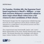Sonequa Martin-Green Instagram - Alright y’all. So last week, the Supreme Court heard oral arguments in Merrill v. Milligan. This case centers on discriminatory redistricting practices in Alabama, which could have a widespread effect across the US. @NAACP_LDF and @So.Informed teamed up to share more about the case, how gerrymandered redistricting can dilute the power of Black voters, and why we must protect voting rights and fight for fair maps. It’s a lot to read but please, swipe. 🖤