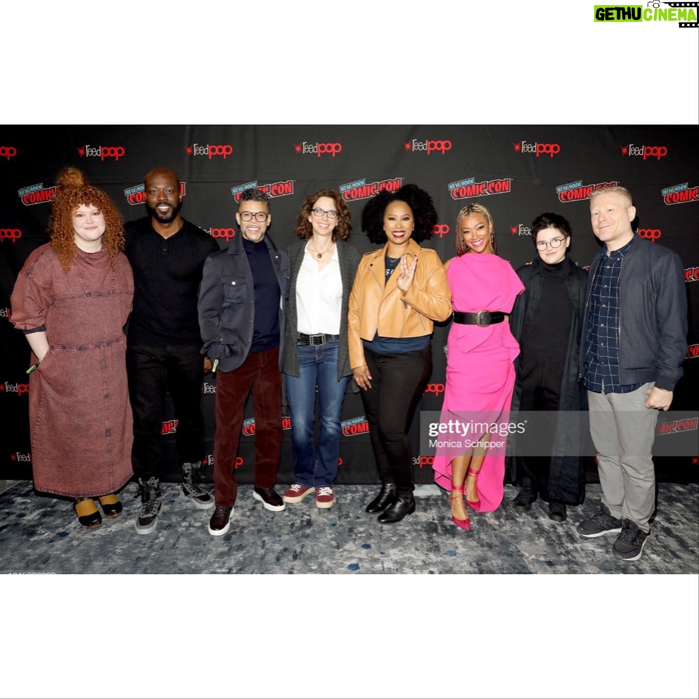 Sonequa Martin-Green Instagram - New York Comic Con. Always a good time with these lovely folks. And with Captain Burnham. 😉 Season 4 premiere of Star Trek Discovery is November 18th…! #lessssgo #startrekdiscovery #nycc
