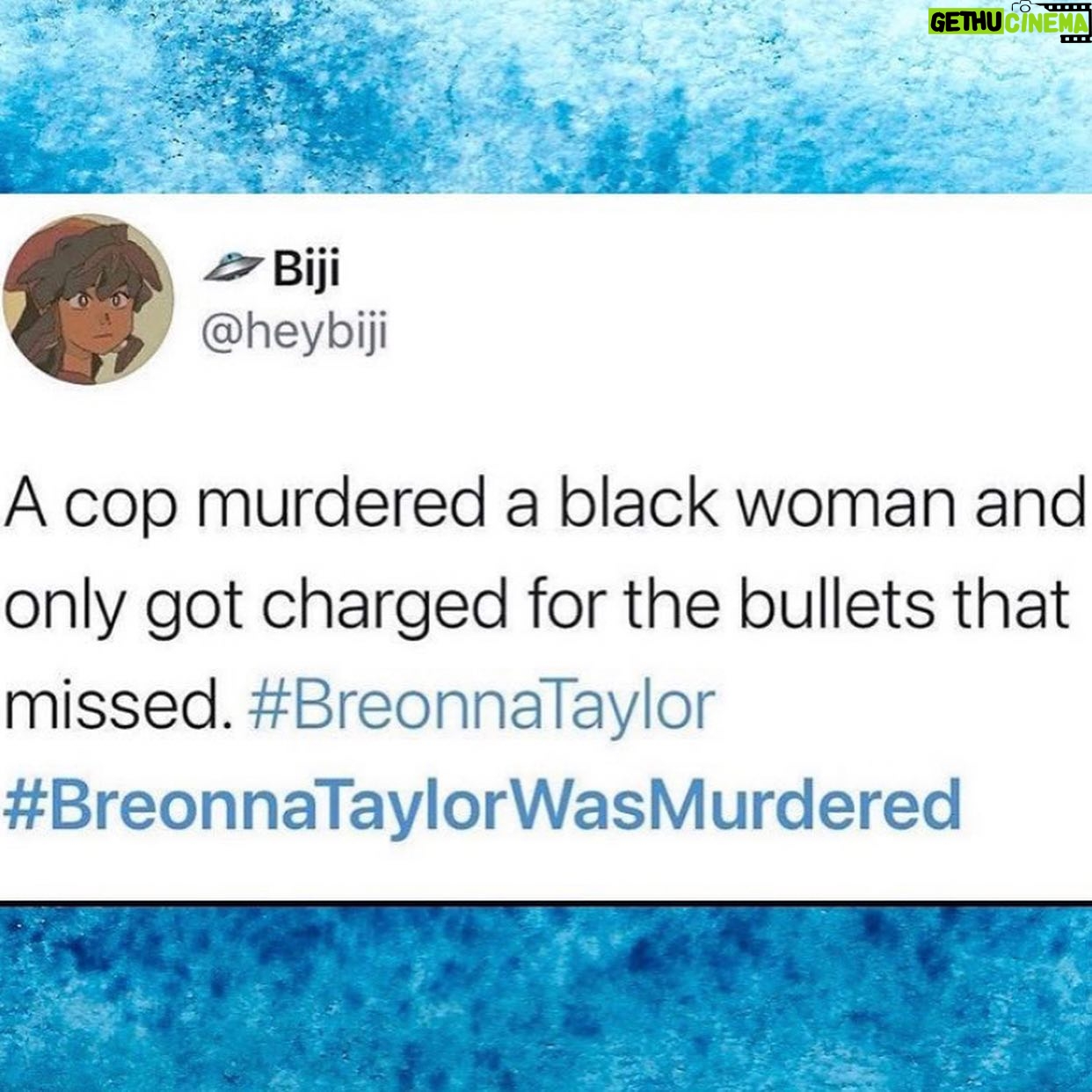 Sonequa Martin-Green Instagram - Numb. Just...numb. I’m sorry Breonna. #nojusticenopeace #blacklivesmatter