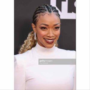 Sonequa Martin-Green Instagram - 💫 ~ The Critics Choice Awards ~ 💫
_____________

Dress:  @monotofficial 
Shoes:  @jimmychoo 
Jewelry:  @chopard 
Hair:  @lovingyourhair (and killed it)
Makeup:  @gregoryarlt (and killed it)
Styling:  @shionat (aaaand killed it)
Hunk:  @iamkenricgreen (dashing as always)
_____________

What a great time. Big congrats to Michael and all the winners and nominees! 🖤