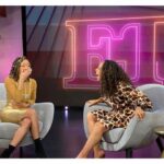 Sonequa Martin-Green Instagram - Tune in TONIGHT to @entertainmenttonight ! Me and the matchless @nischelleturner bonded through important conversation, belly laughter and even a few tears. I’ve always adored and respected Nischelle and her work, and now that I know the full deal, it’s dope to celebrate her during this #blackhistorymonth (and on) for making history as the first Black woman to host nightly in the 40-year history of Entertainment Tonight! ✊🏽 I definitely had a fan girl moment meeting her y’all! 🖤 It was an honor to connect with you Nischelle. You’re blazing a trail and changing the game, and you’re even more inspiring and beautiful in person. #sheisaqueen #entertainmenttonight #startrekdiscovery #grateful