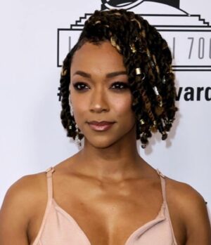 Sonequa Martin-Green Instagram - Big thanks and big love to my very dear @gregoryarlt for coming through with the beat for ET and the MUAHS Awards, and also for every. single. time. ♥️ And thank you to my lovely @lovingyourhair for the hair accessorizing, we were together the day before for something else but as always, your blessing kept going. 😁😘