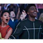 Sonequa Martin-Green Instagram - EYYY HERE IT IS Y’ALL...!! The @EntertainmentWeekly first look of @kingjames me and the family in Space Jam: A New Legacy! 😁🎉 So excited about this! And check out the future world changers from @LJFamFoundation and @IPromiseSchool celebrating the movie with us! 🖤 #spacejam #anewlegacy