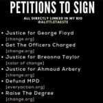 Soni Bringas Instagram - went out and protested today. for those who didn’t but still want to help, here’s some things you can do. for those who have been protesting and wanna do more, also swipe through. I’m trying to educate myself just like so many of us are right now but I am also taking action on the streets and from home. (Please if you are protesting, continue to be safe and follow curfew and any regulations set in place for your safety) also link in my bio is still a great place for resources
