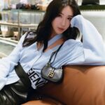 Sonia Sui Instagram – Fendi 23 秋冬系列的二元、實用、優雅與叛逆的衝突，
🤍🩵🖤愛🖤🩵🤍

@FENDI 
@weibirdmusic 
#FendiFW23

Make up @backstagejimywu
Hair  @joshua_fotofoto
Photo @hazel_chiu_