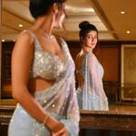 Soniya Bansal Instagram - Be who you are and say what you feel, because those who mind don't matter, and those who matter don't mind. Credits for saree Outfit @kaaishabyshalini Hand accessories @aquamarine_jewellery Neckpiece @rubans.in @oakpinionpr Styled by @shru_birla