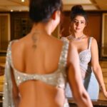 Soniya Bansal Instagram - Be who you are and say what you feel, because those who mind don't matter, and those who matter don't mind. Credits for saree Outfit @kaaishabyshalini Hand accessories @aquamarine_jewellery Neckpiece @rubans.in @oakpinionpr Styled by @shru_birla