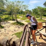 Sophia Thomalla Instagram - Eine Sanctuary für traumatisierte, isolierte und kranke Elefanten aus Koh Samui, die auch gehauen wurden 🥺💔 We are besties now 🥹🐘