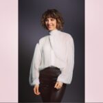 Sophia di Martino Instagram - Another shoot! From an interview with @wwd 📸@chuckzlotnick 💄@redredrandi 💇🏼‍♀️@suerenew 👗@oliviertheyskens Styled by @sarahslutsky