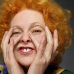 Sophia di Martino Instagram - Rest in Peace Dame Vivienne Westwood. Flame haired Grandmother of punk. What an inspiration. What a woman. Tomorrow, we wear tartan and safety pins. 🖤🧷 ♥️🧷🖤🧷♥️🧷🖤🧷♥️🧷🖤🧷♥️🧷🖤🧷♥️