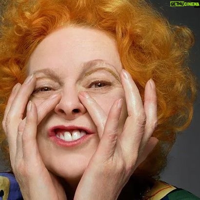 Sophia di Martino Instagram - Rest in Peace Dame Vivienne Westwood. Flame haired Grandmother of punk. What an inspiration. What a woman. Tomorrow, we wear tartan and safety pins. 🖤🧷 ♥️🧷🖤🧷♥️🧷🖤🧷♥️🧷🖤🧷♥️🧷🖤🧷♥️