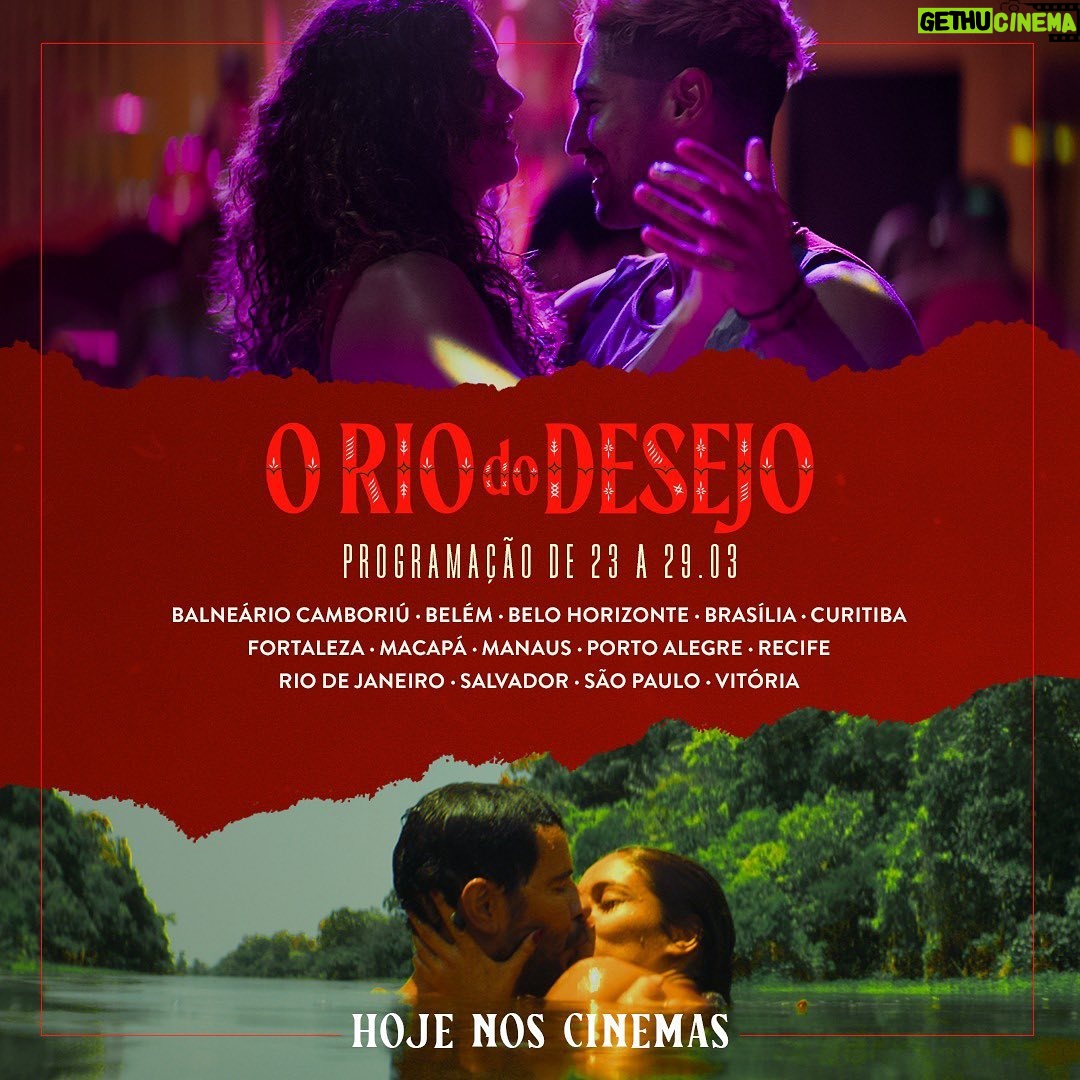 Sophie Charlotte Instagram - Nosso filme @riododesejo está em cartaz ! Quem puder veja nesse fim de semana !