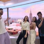 Sophie Choudry Instagram - Our Lips and Hips don’t lie 🤫😋🩷 @nushrrattbharuccha Tku for the guest appearance @manishmalhotra05 & @freddy_daruwala 😃 #squadgoals #lips #lipsdance #lovemyfriends #hothonpeaisibaat #manishmalhotra #nushratbharucha #sophiechoudry #trendingnow #trendingsongs