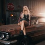 Sophie Lloyd Instagram - It’s about time for a new music video soon! 👀 📷 @moise_nicolas #vintagecar #letithurt #musicvideo #garage #oldcars #galaxie #fordgalaxie #guitarist #guitaristsofinstagram
