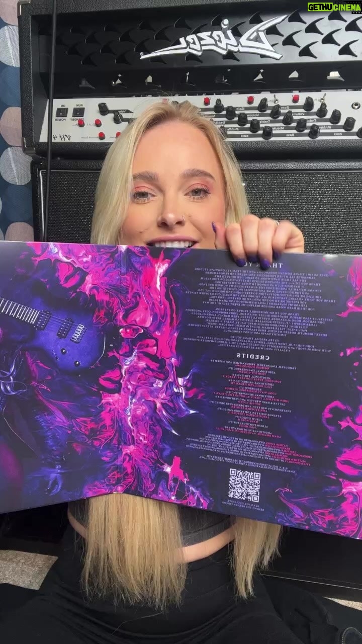 Sophie Lloyd Instagram - My first IG live 🫣 I wanted to show off the album and vinyl and talk a bit about the process of making it 💜 order yours now at shop.sophieguitar.com 🤘🏼