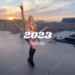 Sophie Lloyd Instagram - What an incredible year, full of music, happiness and love 🖤 Thank You to everyone that was a part of it and I can’t wait to see what 2024 has in store! 🥂 #2023 #newyear #2023recap #happynewyear #capcut #2024
