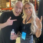 Sophie Lloyd Instagram - Had the most incredible time at my very first @thenammshow and @kieselguitars Connect 🖤 met so many people, saw some amazing performances and discovered my new favourite instrument Now onto NASCAR with @machinegunkelly this weekend 🤘🏼🏎️ #namm #thenammshow #kieselguitars #kiesel #guitar #guitarist #guitaristofinstagram #rockmusic
