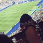 Sophie Marceau Instagram - J'ai mis la cocarde a mes pieds ce soir, allez les bleus !! #FRAPOR #PORFRA #EURO2016