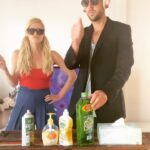 Sophie Monk Instagram - Anyone else going crazy while isolating????Please tell me I’m not the only one! 😂 check my stories for who’s a better DJ. 😎 #stayhome #togetherathome Btw does @joshuargross look like @calvinharris ?