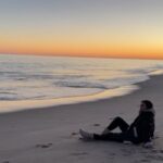 Sophie Skelton Instagram - Saturday night and a sunset