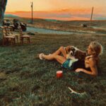 Sophie Skelton Instagram - Sunsets, new buddy, and me