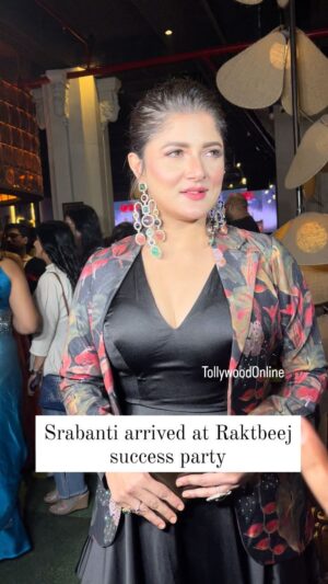 Srabanti Chatterjee Instagram - The stunning @srabanti.smile arrived at #Raktbeej success party 🥳 

#srabanti #TOSpotted