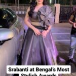 Srabanti Chatterjee Instagram - @srabanti.smile Spotted at Bengal's Most Stylish Awards #TOSpotted