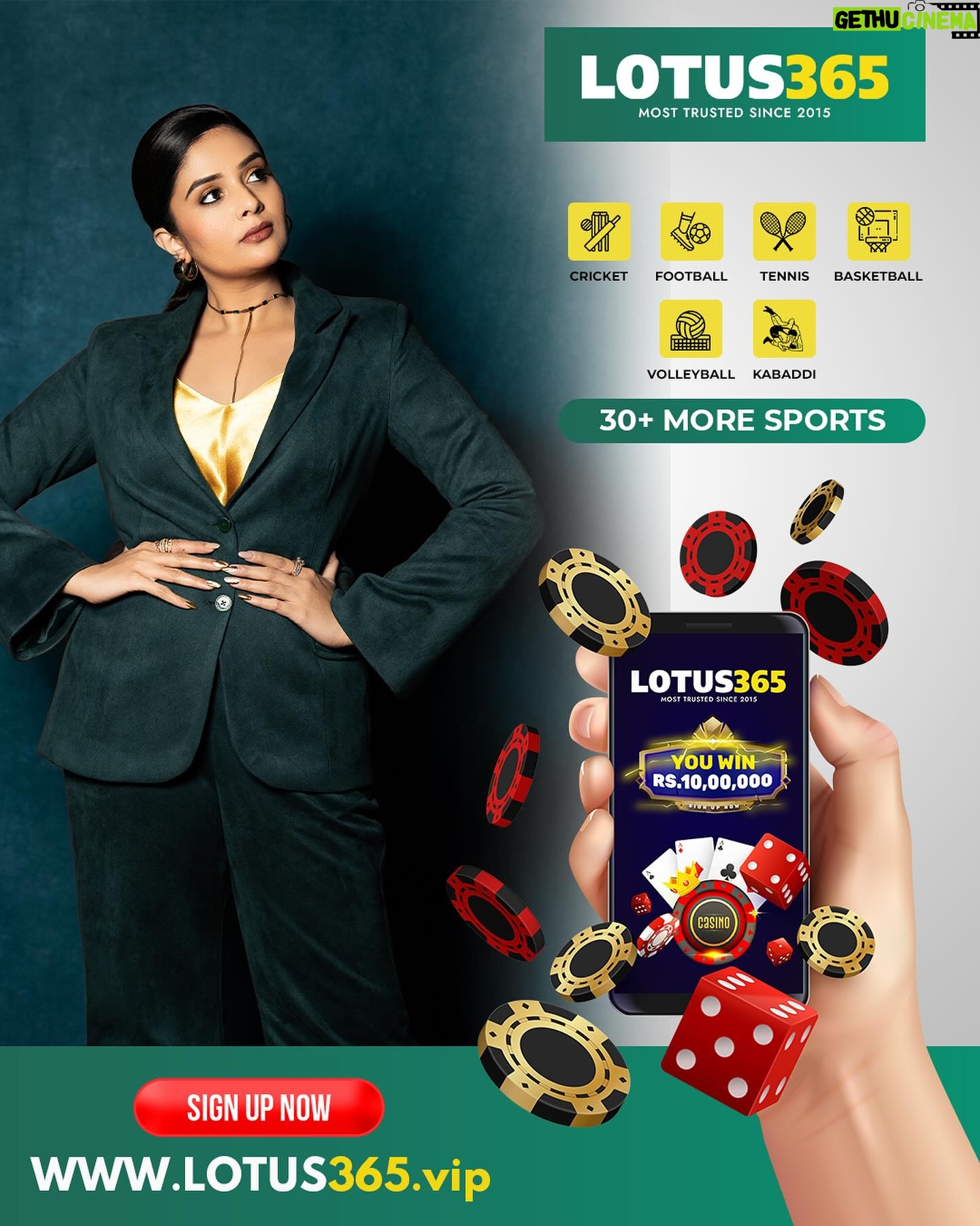 Sreemukhi Instagram - @lotus365world visit Now www.lotus365.vip
