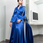 Sreemukhi Instagram - 💙✨ Styling @greeshma_krishna.k Outfit @sri_srustika_clothing Jewellery @karnikajewelshyd PC @manoj_gangula Makeup @nookesh.malla Hair @mahesh_ravulapalli #sreemukhi