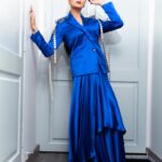 Sreemukhi Instagram - 💙✨ Styling @greeshma_krishna.k Outfit @sri_srustika_clothing Jewellery @karnikajewelshyd PC @manoj_gangula Makeup @nookesh.malla Hair @mahesh_ravulapalli #sreemukhi