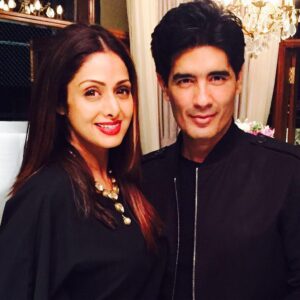Sridevi Instagram - Happy birthday to my dearest friend and well wisher, I’m so glad to have you in my life and feel blessed to know someone like you, thank you Manish for being a true friend❤️❤️