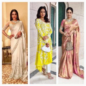 Sridevi Instagram - Thank you @manishmalhotra05 for these gorgeous looks ❤️❤️