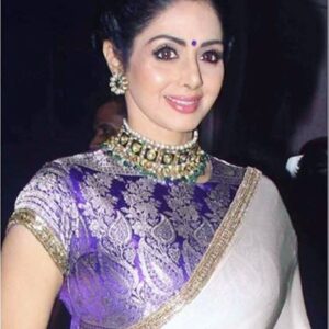 Sridevi Instagram - Wearing this beautiful piece by the one and only @manishmalhotra05