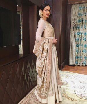 Sridevi Instagram - @sabyasachiofficial always makes me feel royal ❤️