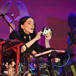 St. Vincent Instagram - Thank you for having me at the @moca gala. I’m sorry for any broken glass during “Broken Man.” 📷 @gettyimages