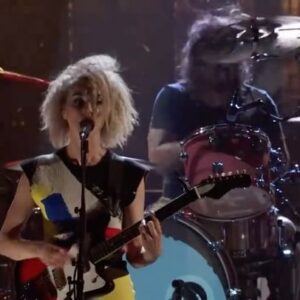 St. Vincent Instagram - ‘Lithium’ with Nirvana at their @rockhall induction.
