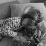 Stéphanie Clerbois Instagram - 🐈🧒🏼🤍